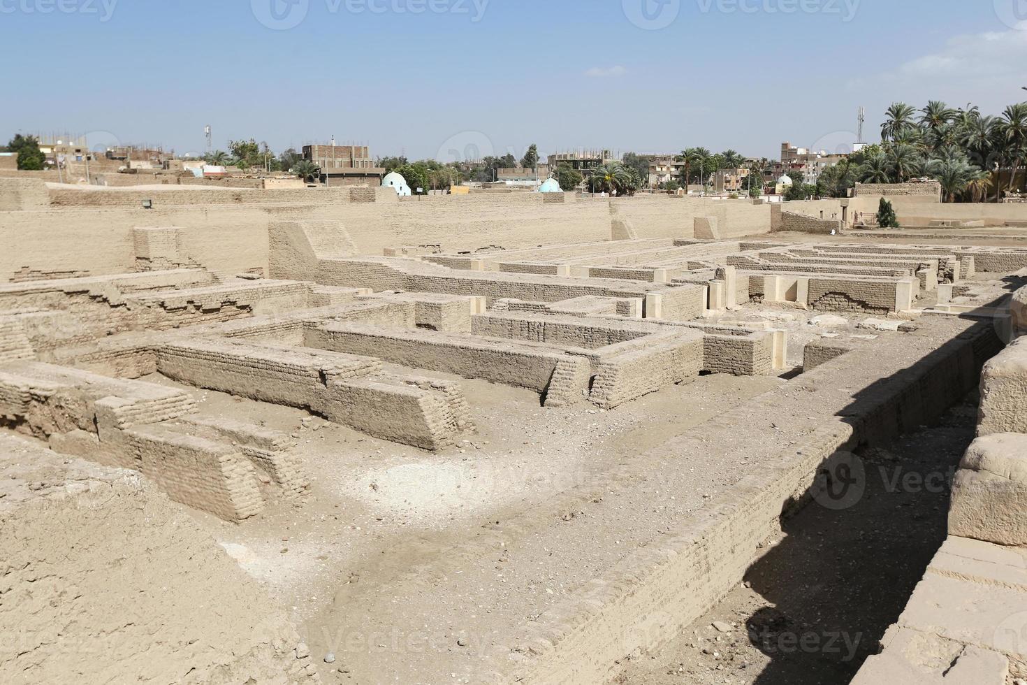 Mortuary Temple of Seti I in Luxor, Egypt photo