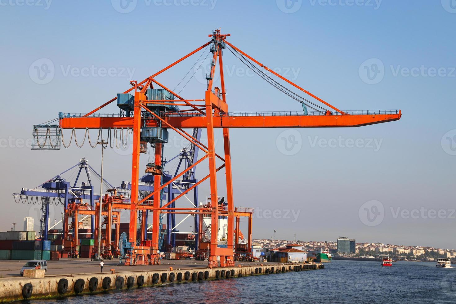 Orange Port Crane photo