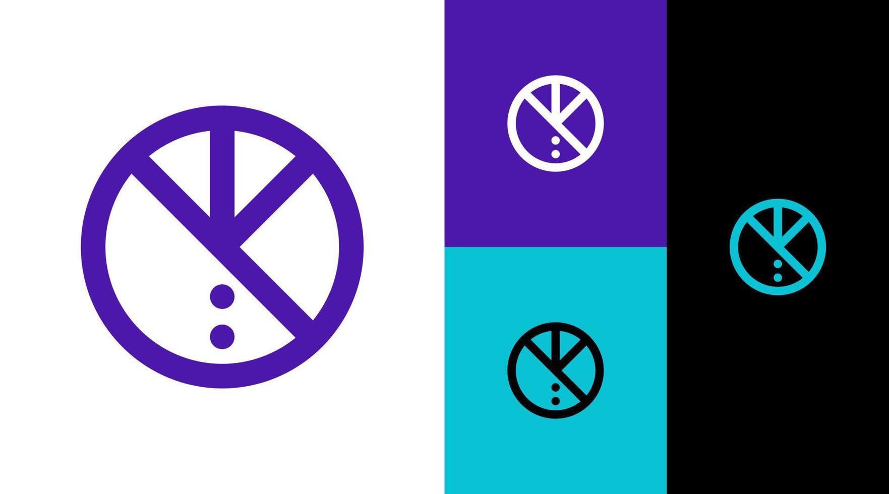 concepto de diseño de logotipo de empresa de ropa de moda de prohibición vector