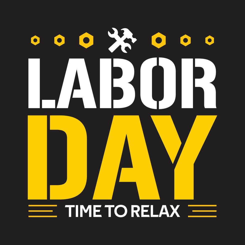 Labor day t shirt design vector