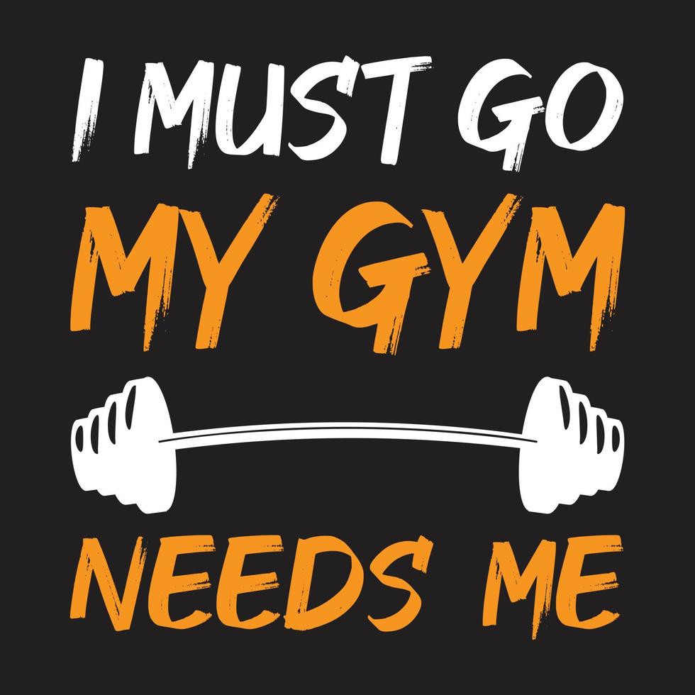 GYM TSHIRT DESIGN vector