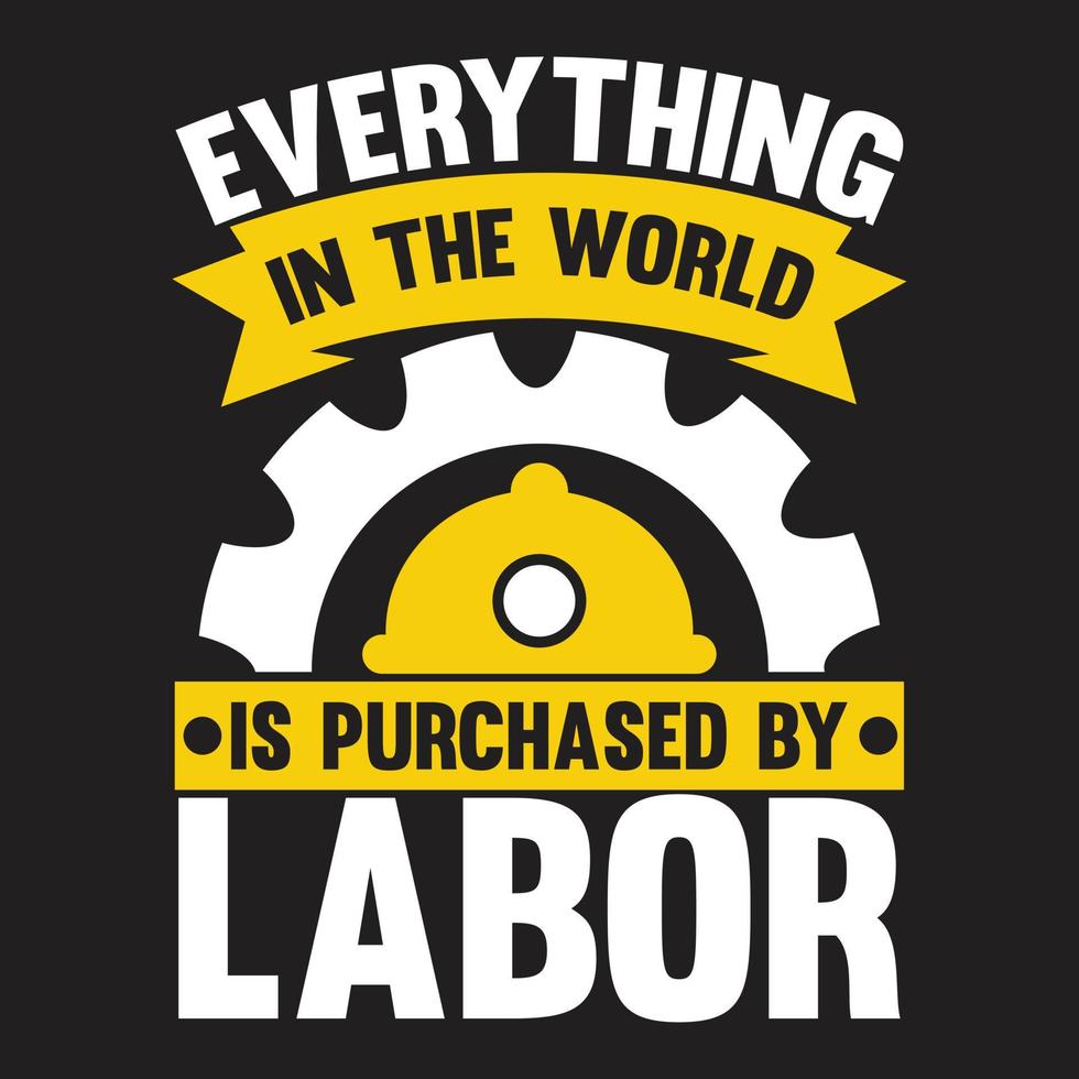 Labor day t shirt design vector