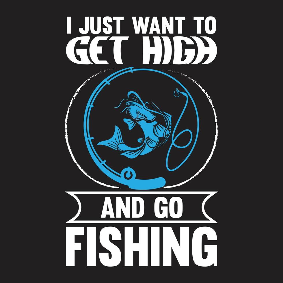 fishing t shirt design vector