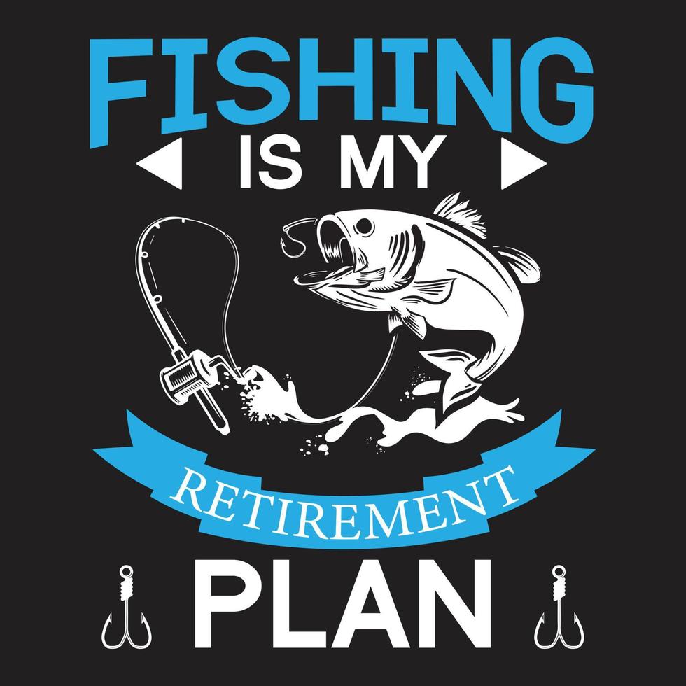 fishing t shirt design vector