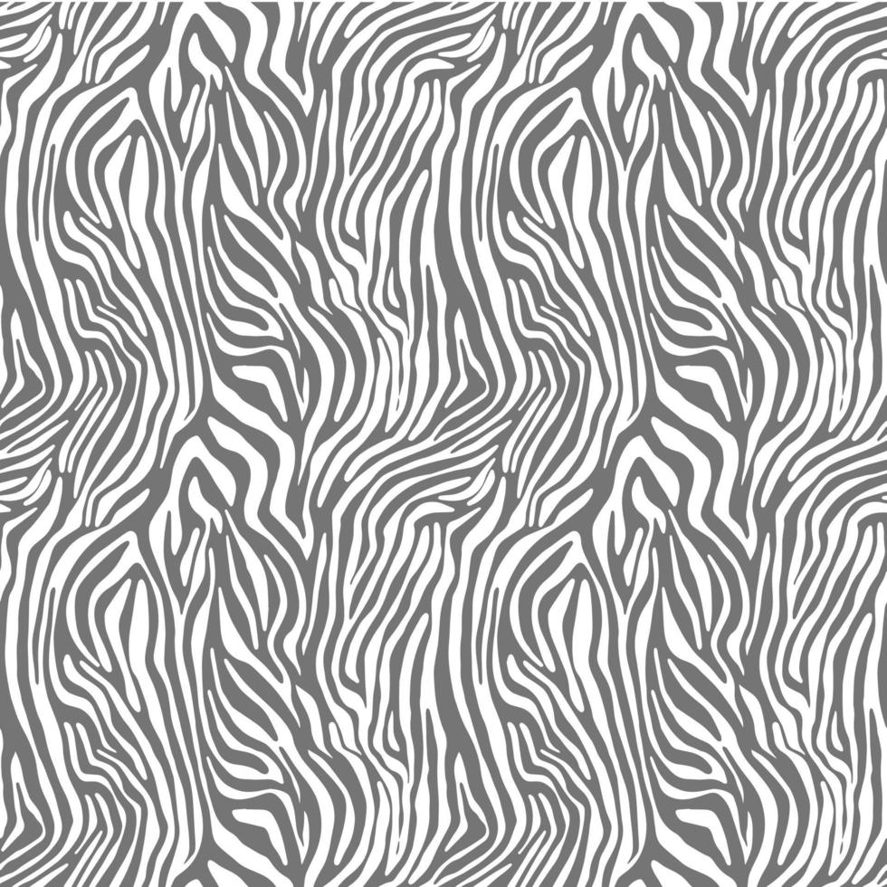 Vector animal print. Zebra ornament. Seamless pattern