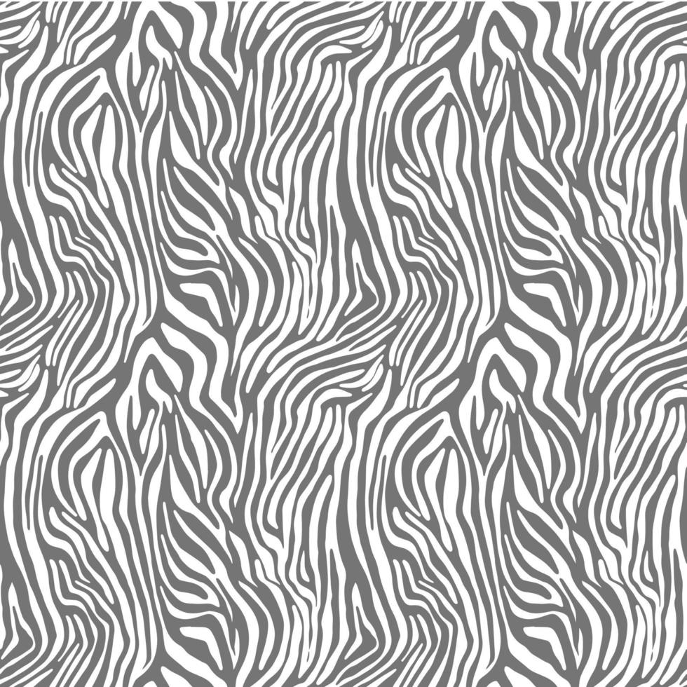 Vector animal print. Zebra ornament. Seamless pattern