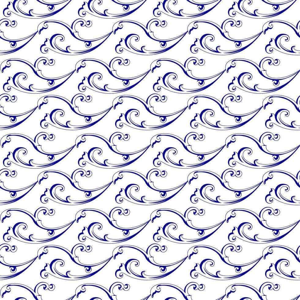 Vector damask vintage baroque scroll ornament swirl. Victorian monogram heraldic shield swirl. Retro floral leaf pattern border foliage antique  acanthus calligraphy engraved tattoo. Seamless pattern