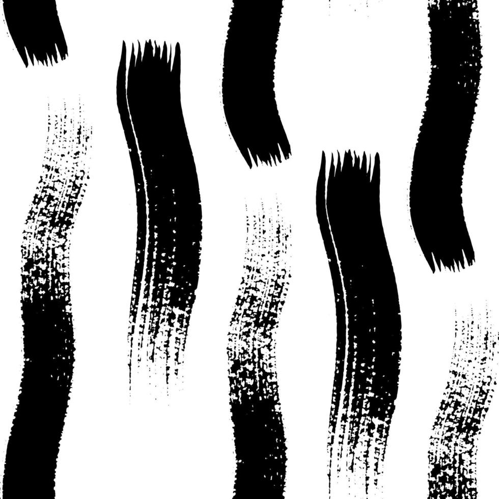 Seamless vector pattern. Abstract ink grunge background. Imprint, blot, brushstroke, mascara brush.