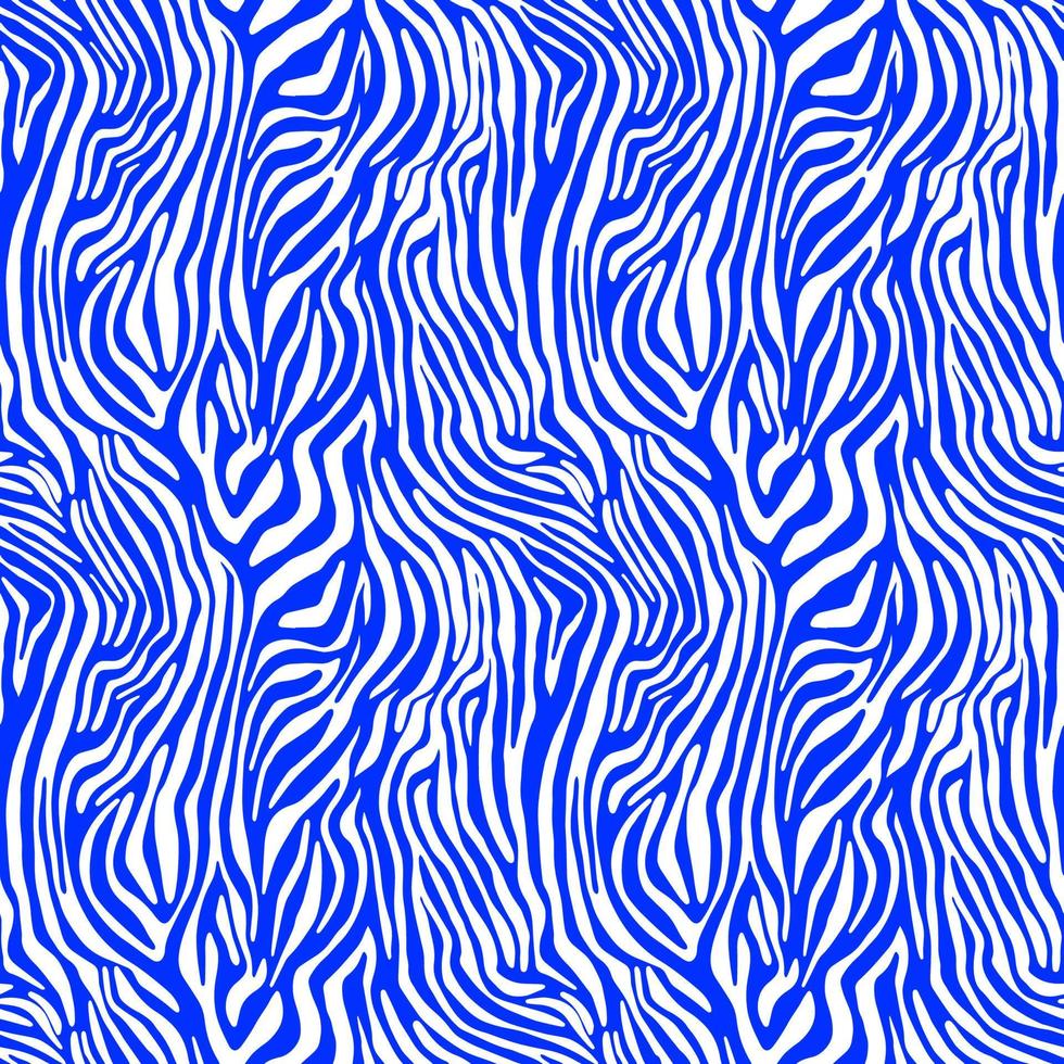 Vector animal print. Zebra ornament. Seamless pattern