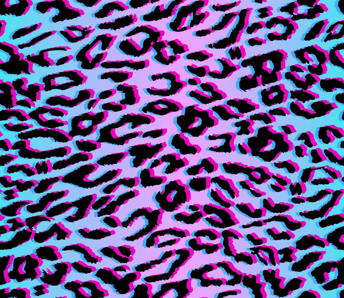 fondo de leopardo. patrón sin costuras Huella animal. vector