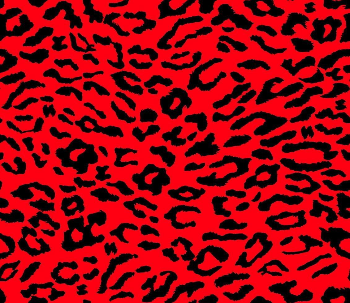 fondo de leopardo. patrón sin costuras Huella animal. vector