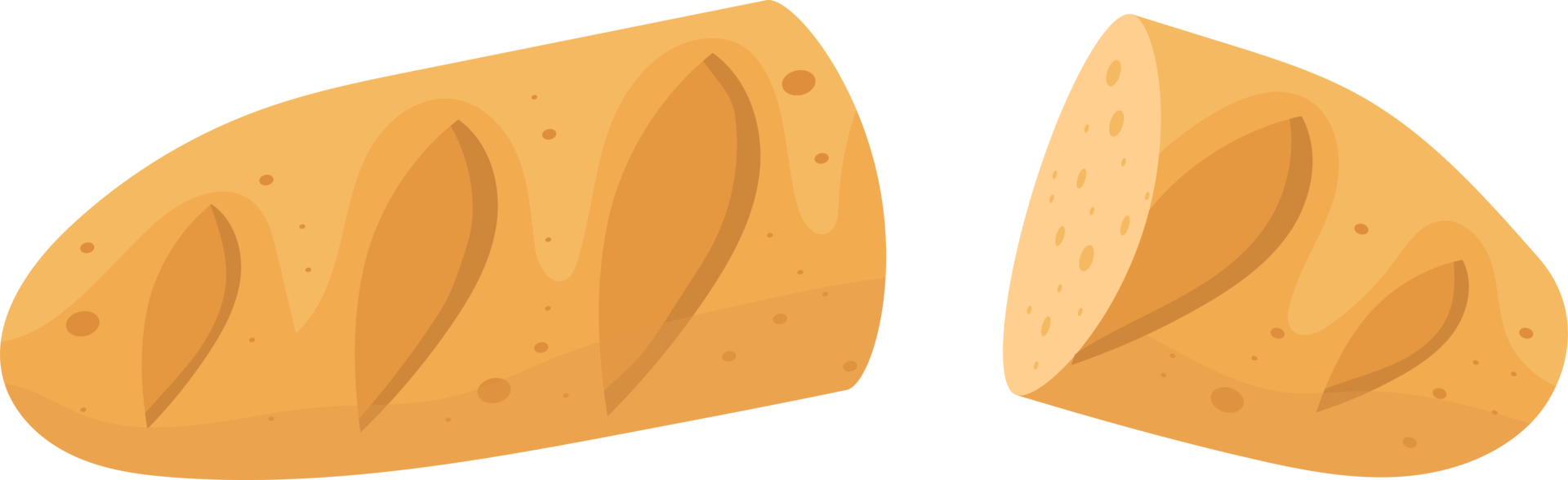 ilustración de diseño de imágenes prediseñadas de pan fresco png