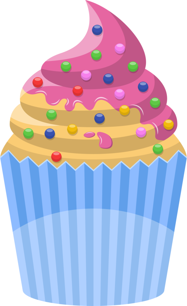 deliziosa illustrazione di design clipart cupcake png