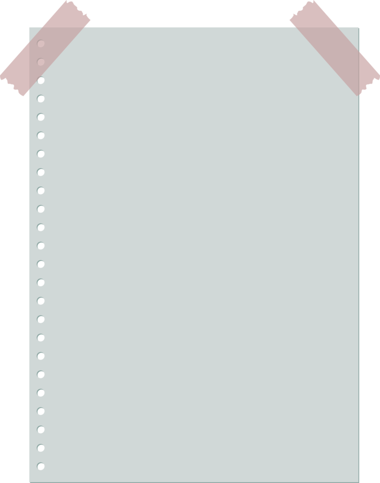 illustrazione di disegno di clipart del foglio di carta png