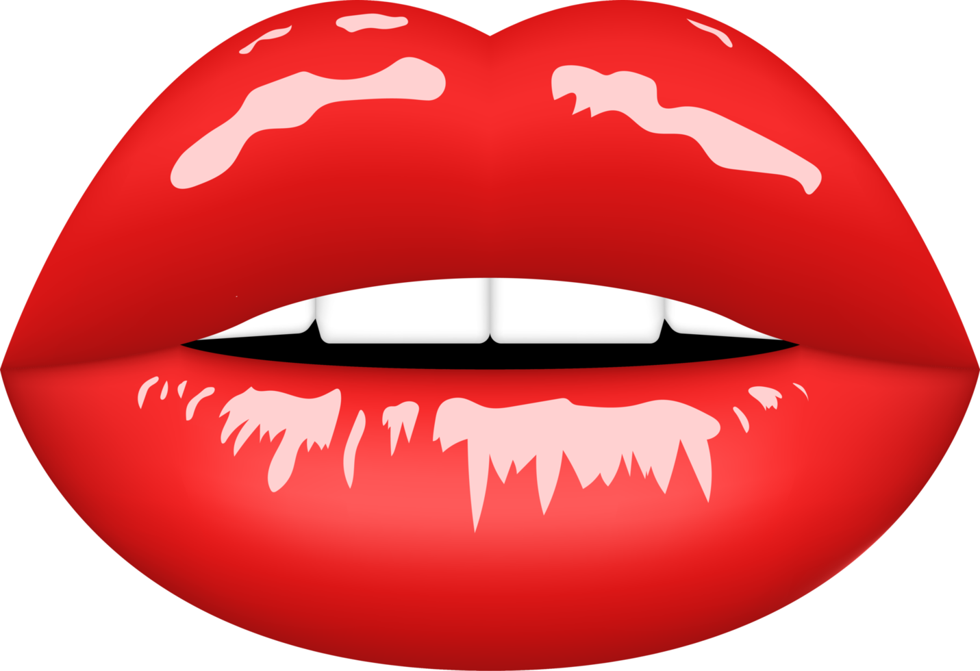 Red lips clipart design illustration 9397879 PNG