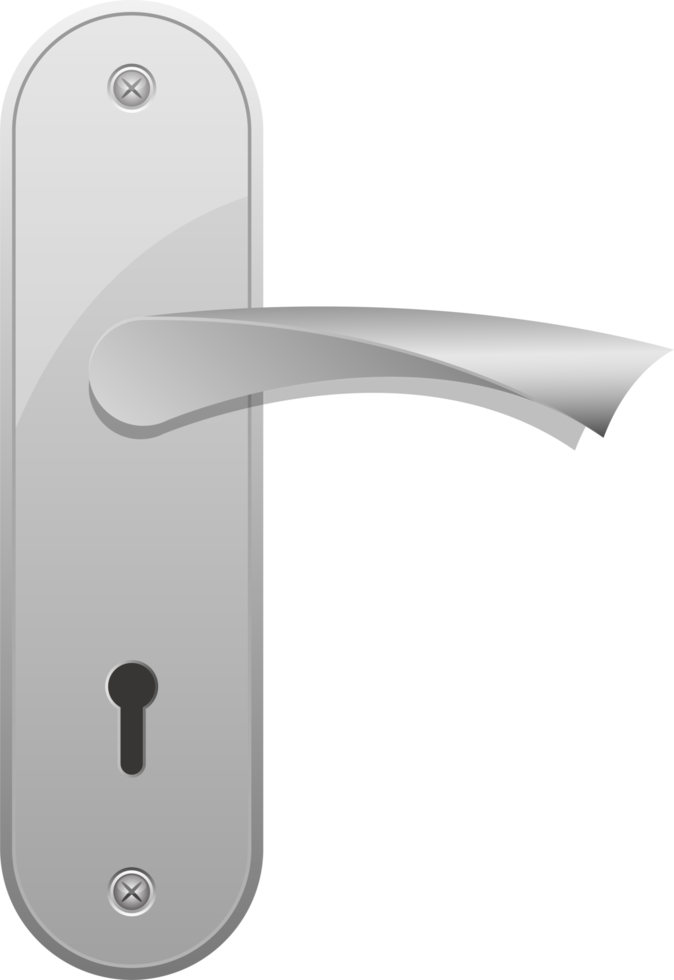 Door handles clipart design illustration png