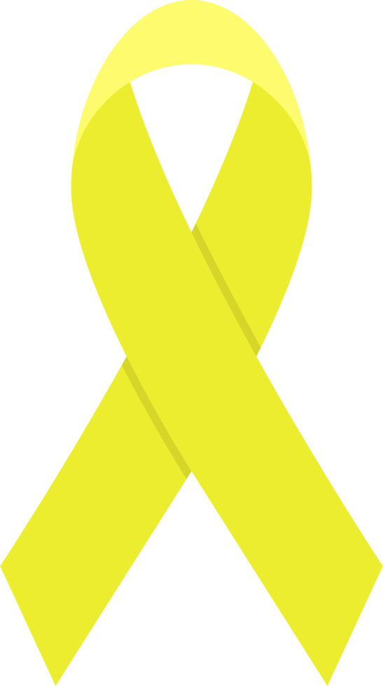 Cancer ribbon awareness clipart design illustration png