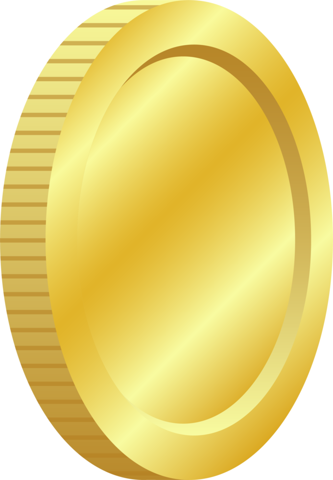 glänsande mynt clipart design illustration png