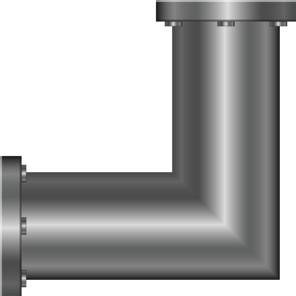 ilustración de diseño de imágenes prediseñadas de tubos metálicos png