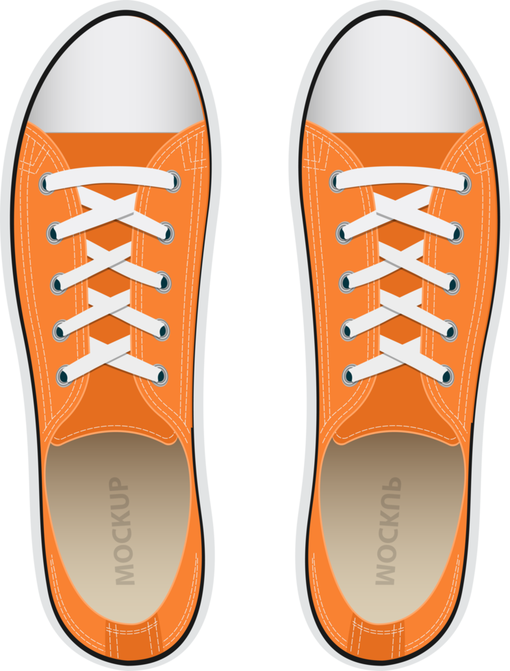 ilustração de design de clipart de sapatos de tênis png