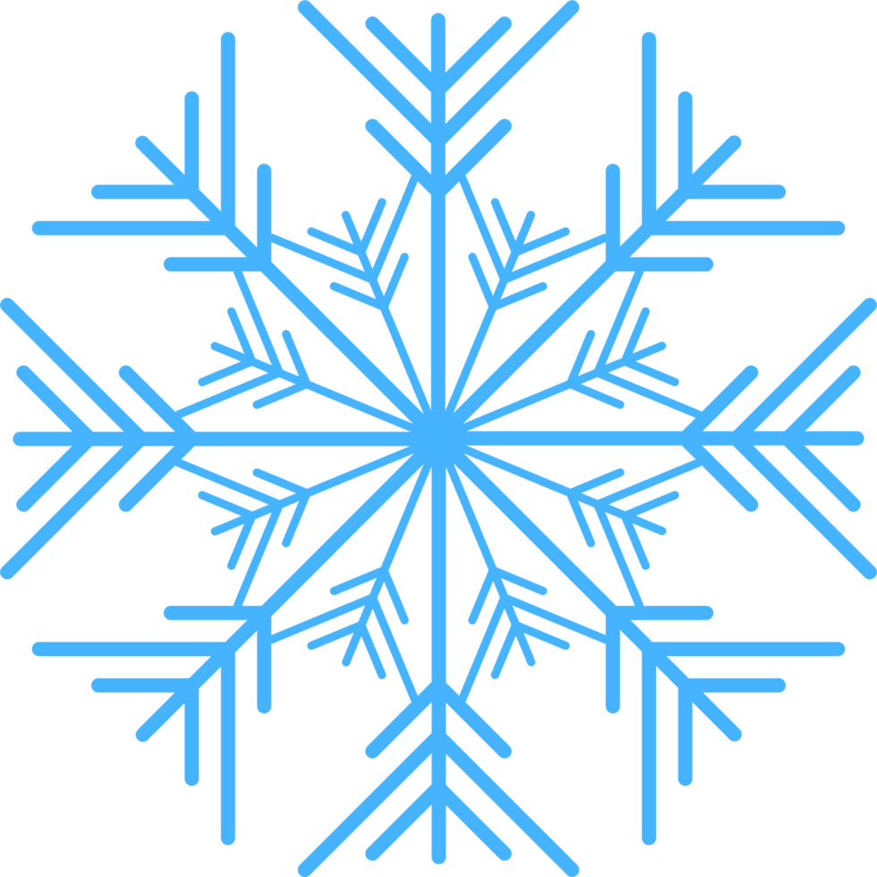 Snowflakes clipart design illustration png