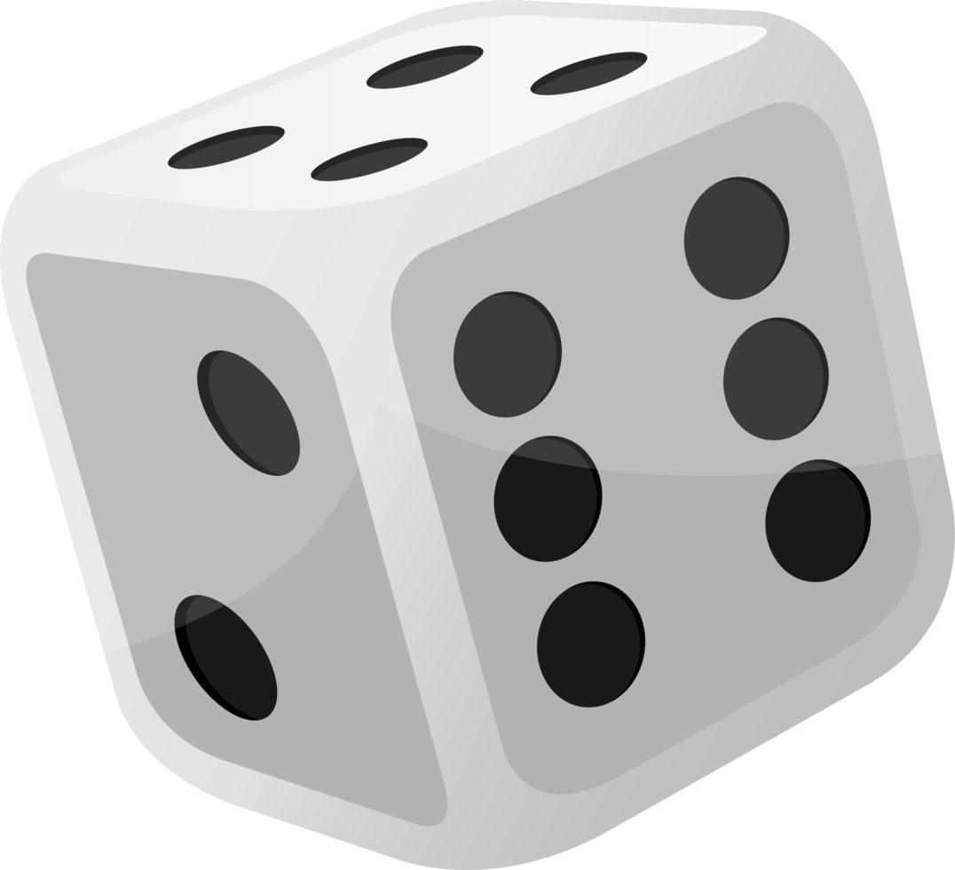 Casino dice clipart design illustration png