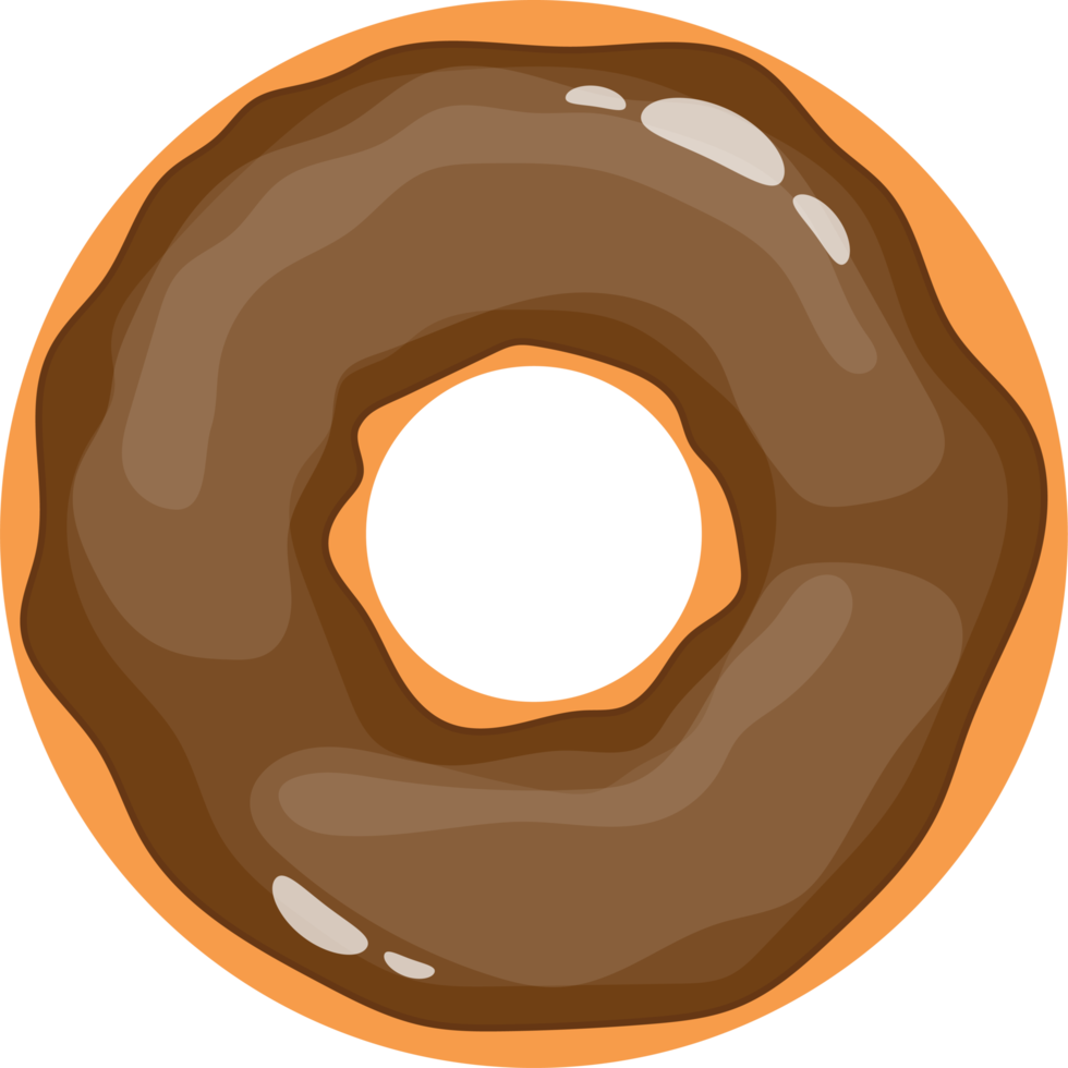 heerlijke donut set clipart ontwerp illustratie png