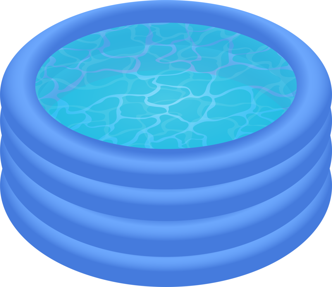 Inflatable pool clipart design illustration png