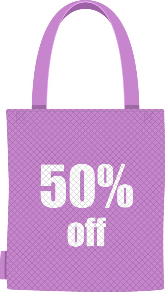 Sale bag clipart design illustration png