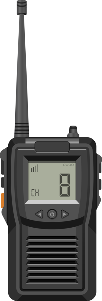 ilustração de design de clipart de walkie-talkie png