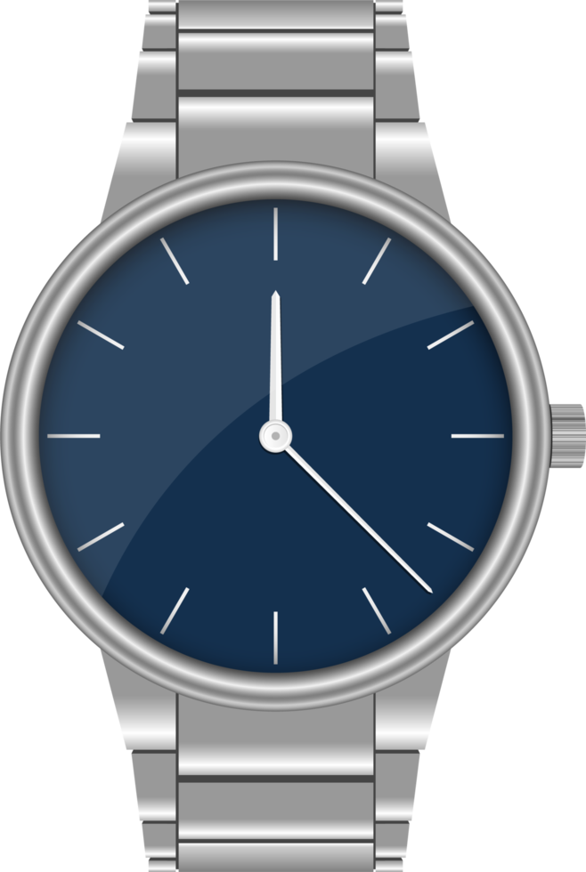 Realistic watch clipart design illustration png