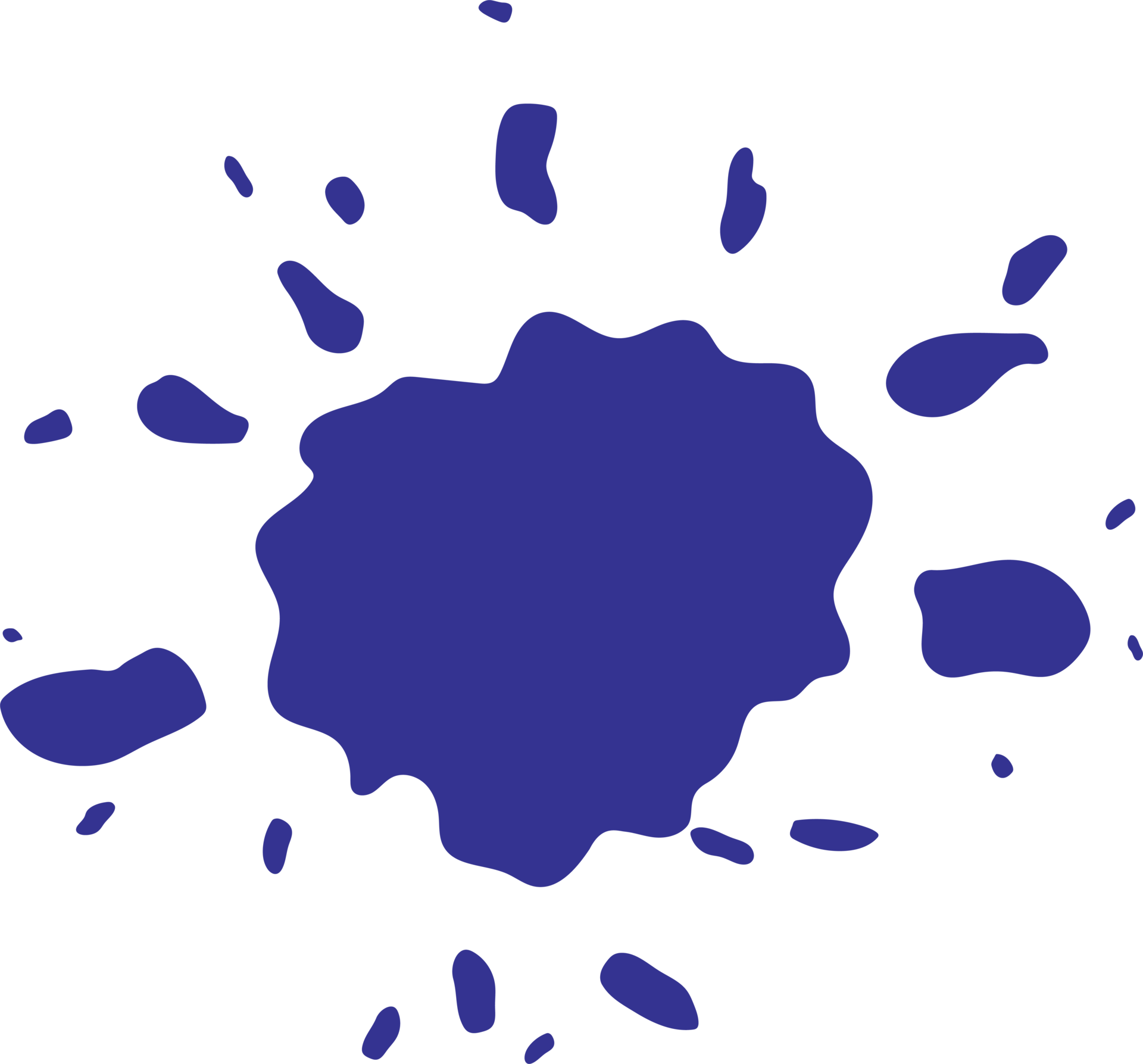 Paint splatter clipart design illustration 9398415 PNG
