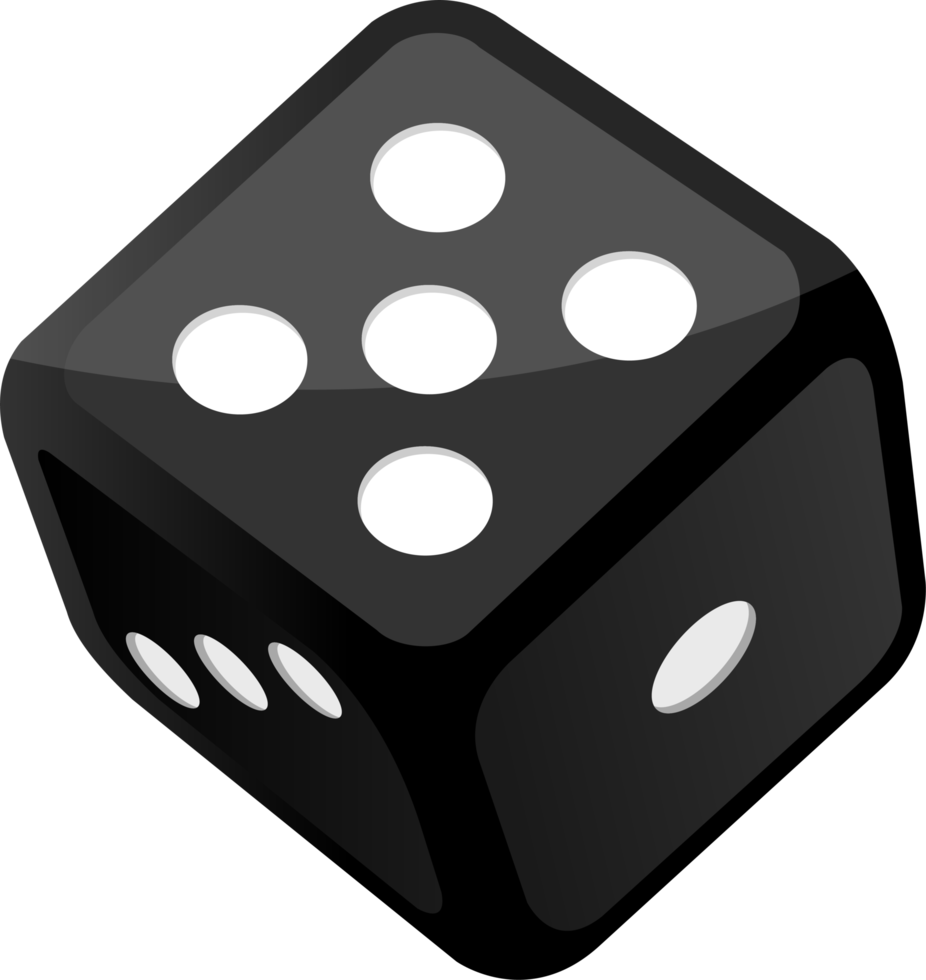 Casino dice clipart design illustration png