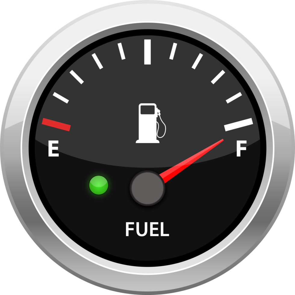 ilustración de diseño de imágenes prediseñadas de indicador de combustible png