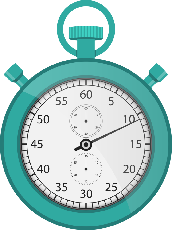 Retro stopwatch clipart design illustration png