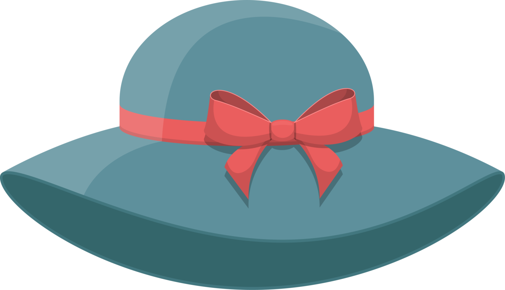 Woman retro hat clipart design illustration png