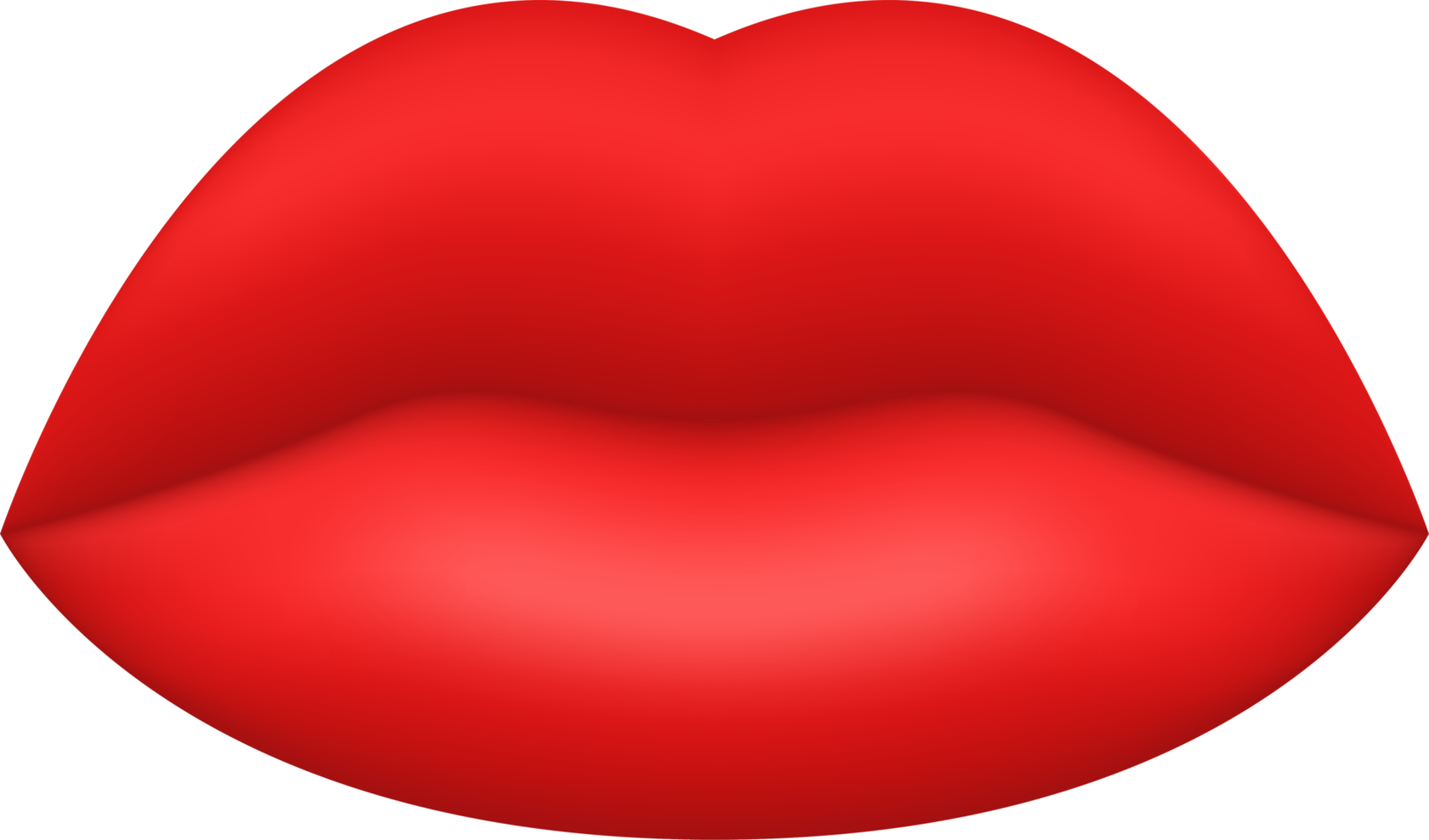 Red lips clipart design illustration 9398486 PNG