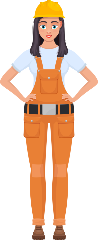 Frau Arbeiter Clipart Design Illustration png