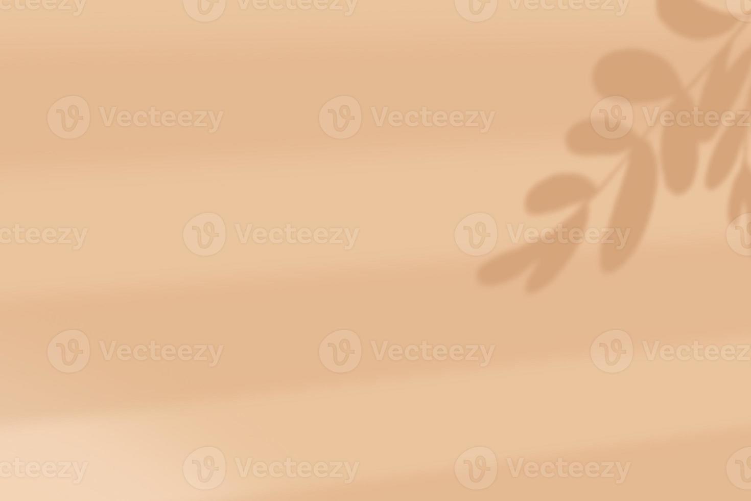 Aesthetic shadow background illustration in brown gradient photo