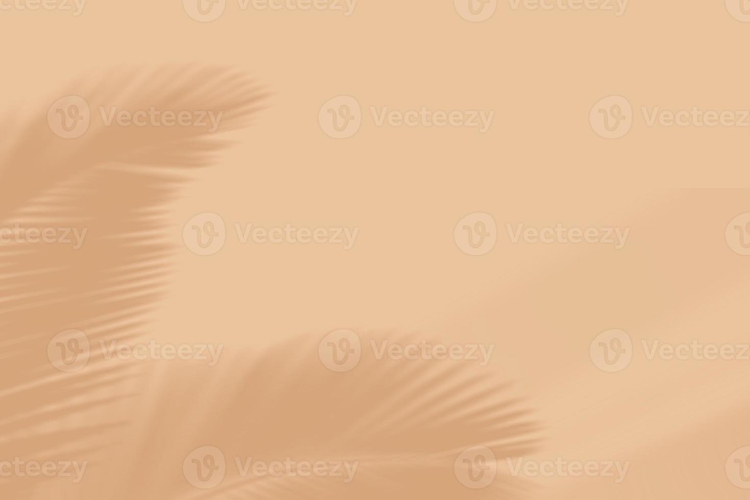 Aesthetic shadow background illustration in brown gradient photo