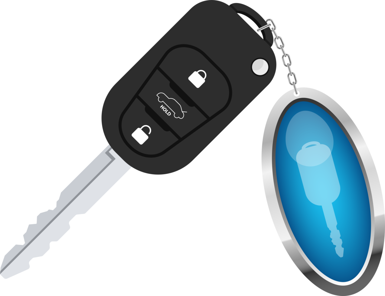 ilustração de design de clipart de chave de carro png