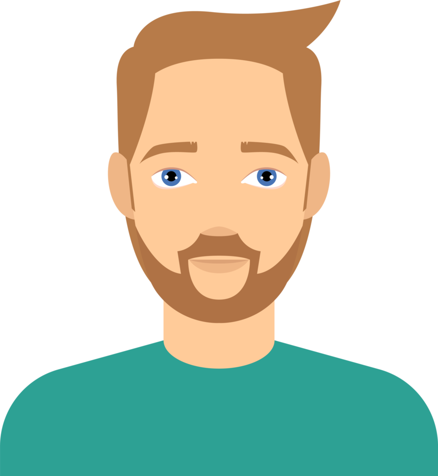 ilustração de clipart de avatar de homem png