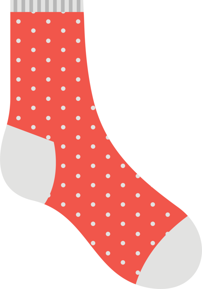 illustration de clipart de chaussettes différentes png