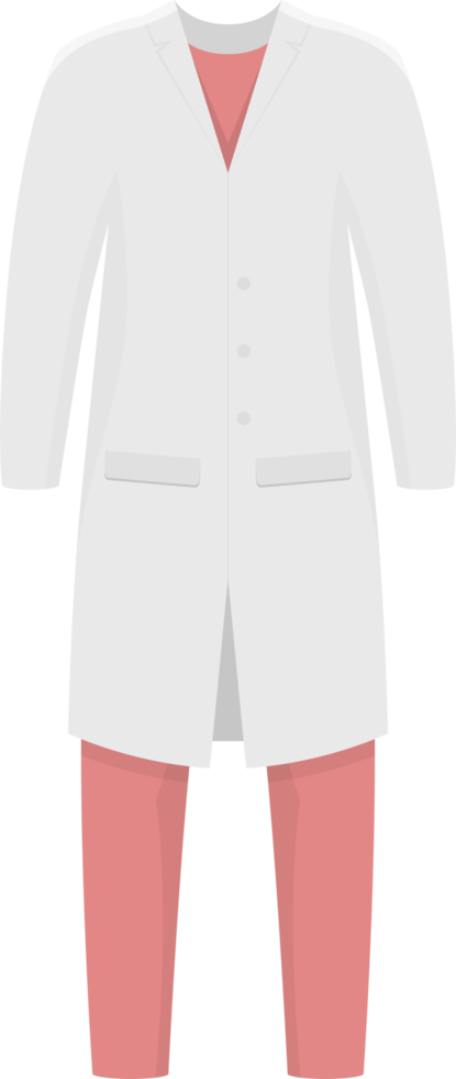 ilustración de diseño de imágenes prediseñadas de ropa médica png