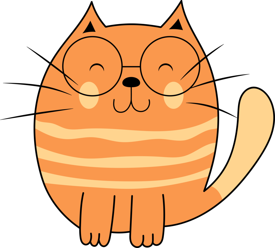 gatito gato clipart diseño ilustración png
