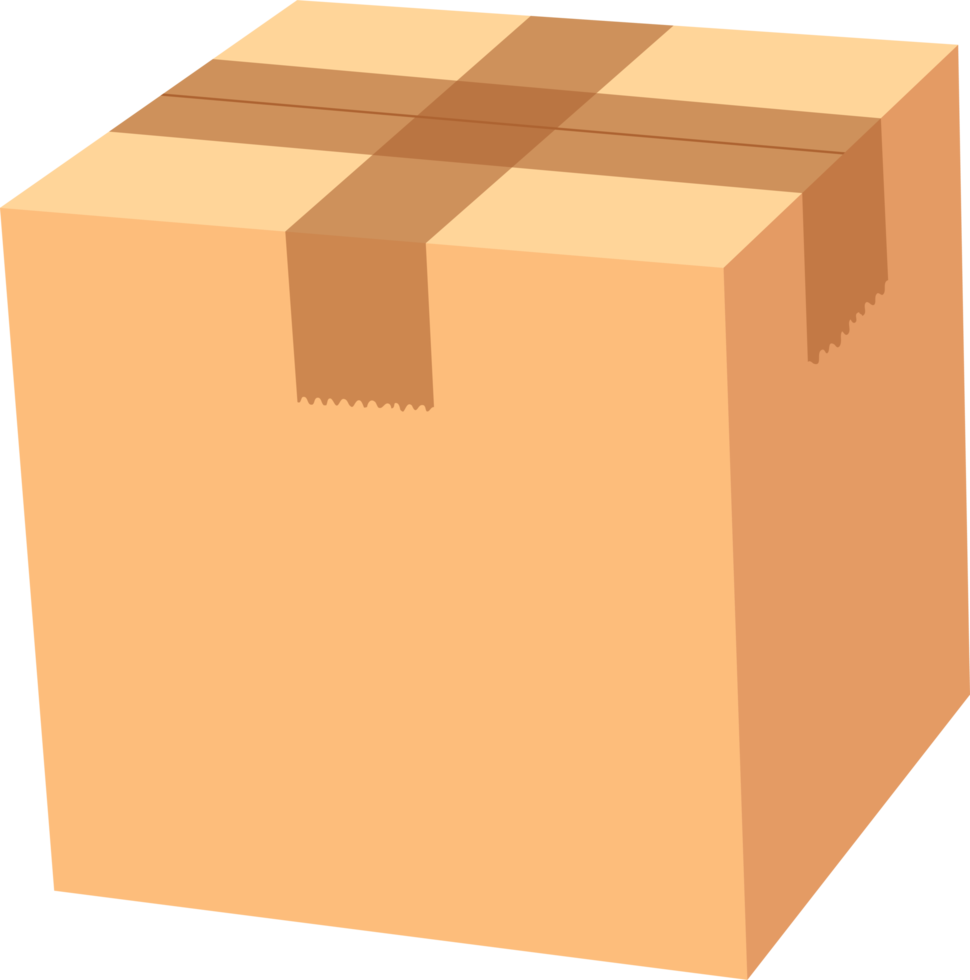 ilustración de diseño de imágenes prediseñadas de caja de almacenamiento png