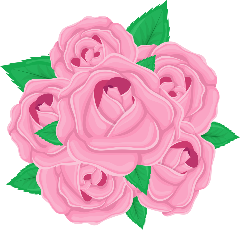 Free ilustración de diseño de imágenes prediseñadas de ramo de rosas  9398924 PNG with Transparent Background