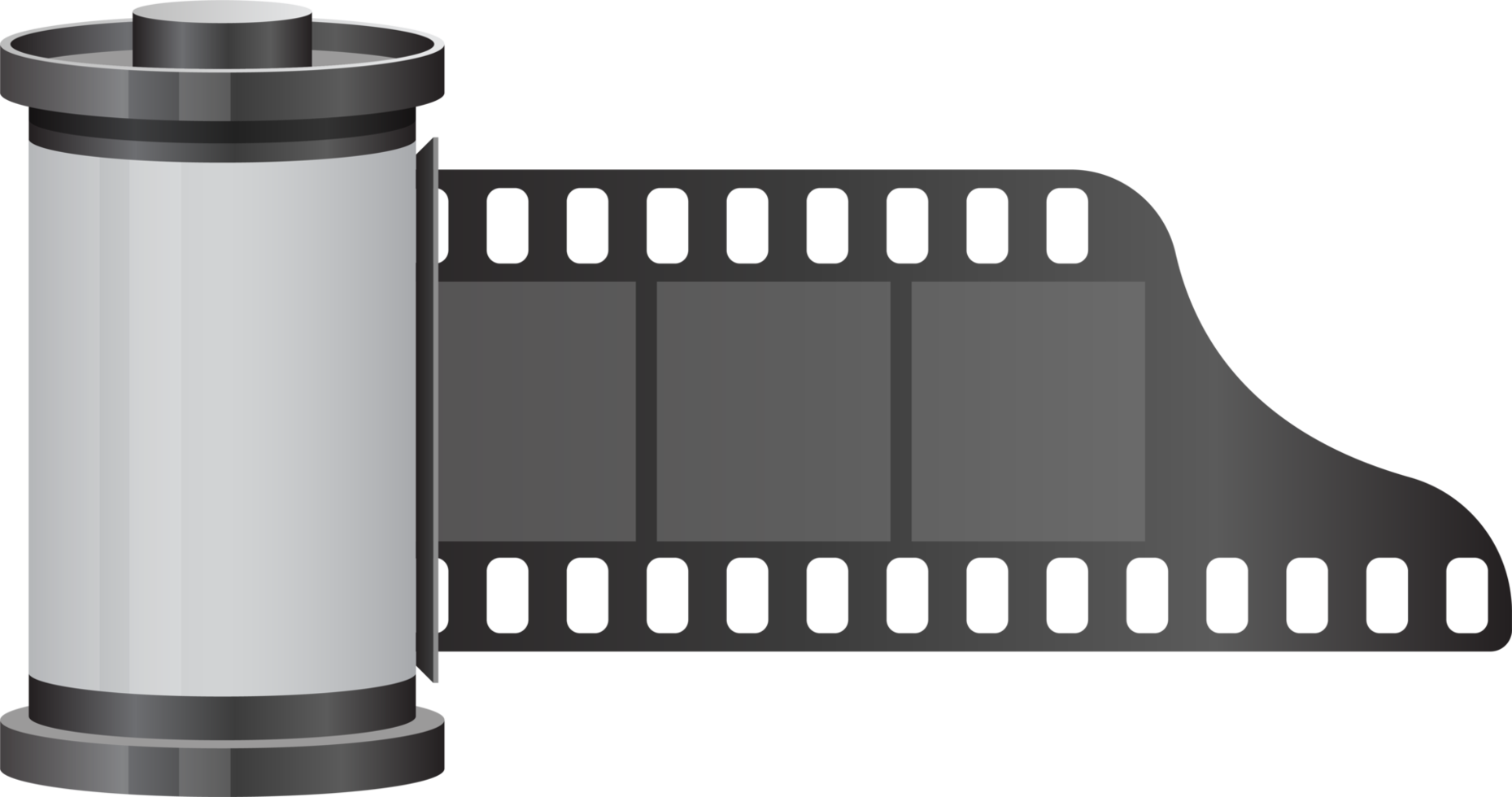 ilustração de design de clipart de rolo de filme de câmera png