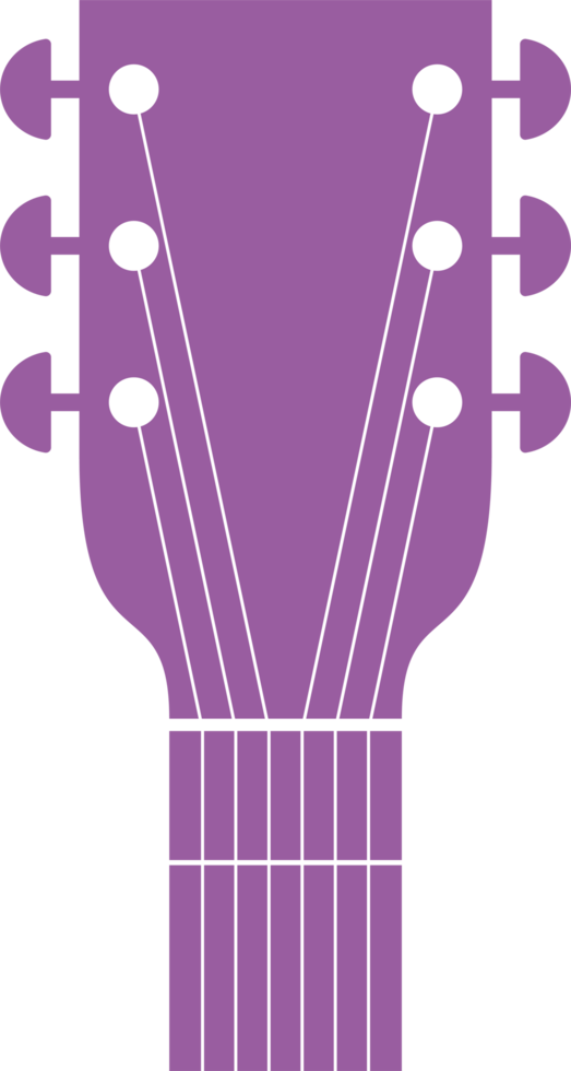 tête de guitare clipart conception illustration png