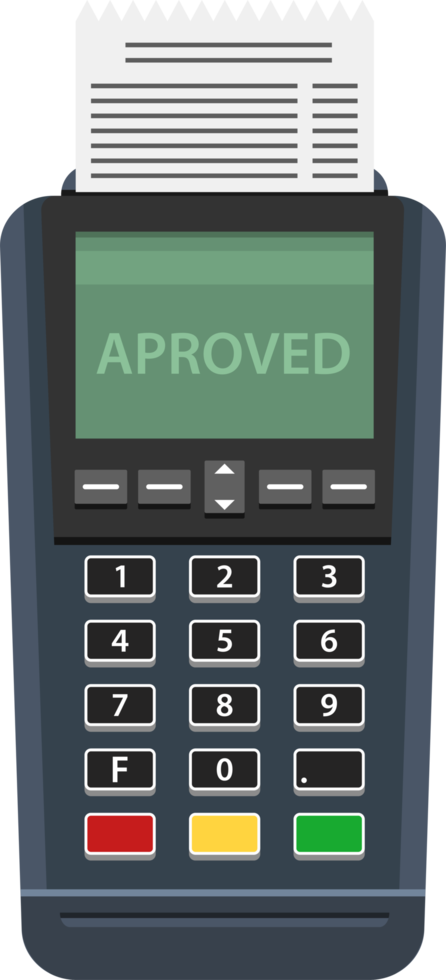 Pos machine clipart design illustration png